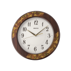 Reloj Seiko pared qxa708b redondo madera