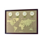 Reloj Seiko qxa722b pared cuatro relojes diferentes paises