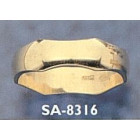 Alianza oro amarillo 18 kilates SA-8316 anillo de boda