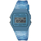 Casio retro f-91ws-2ef reloj unisex azul transparente