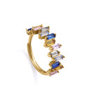Viceroy anillo 9101a013-39 plata dorada piedras mujer