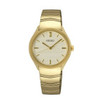 Reloj Seiko SUR552P1 redondo dorado mujer