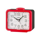 Reloj Seiko despertador QHK061R rojo cuadrado