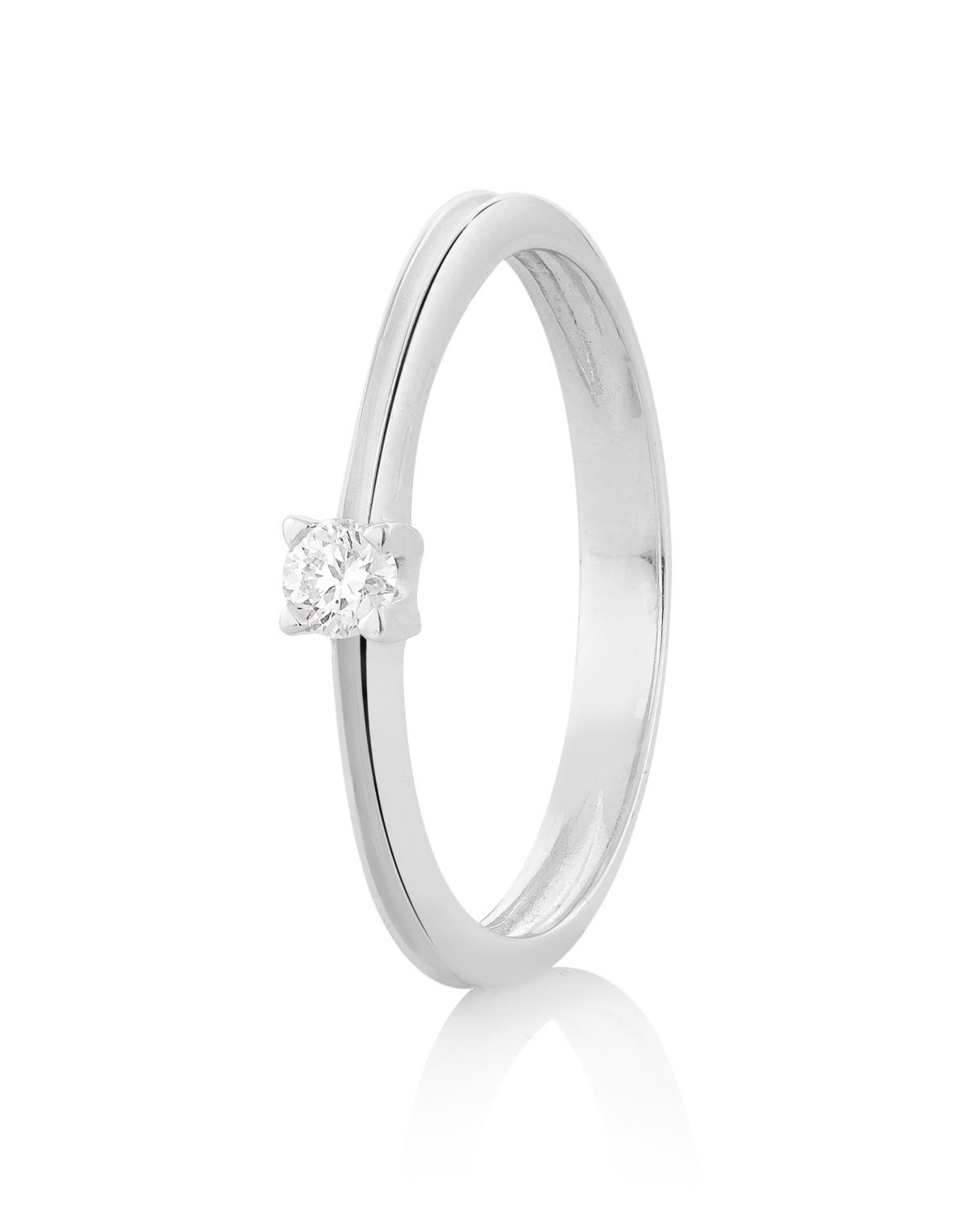 Diamante en sortija de compromiso Relojería Joyería