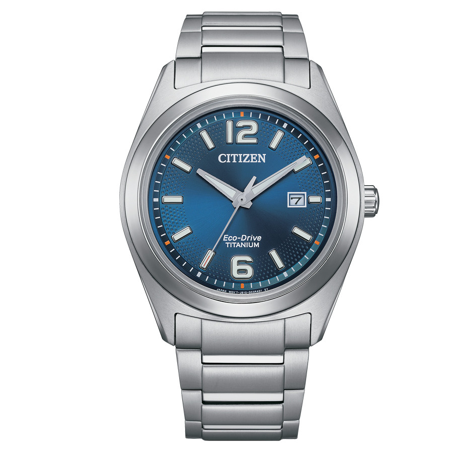 Reloj Citizen AW1641-81L titanio esfera azul hombre Relojería