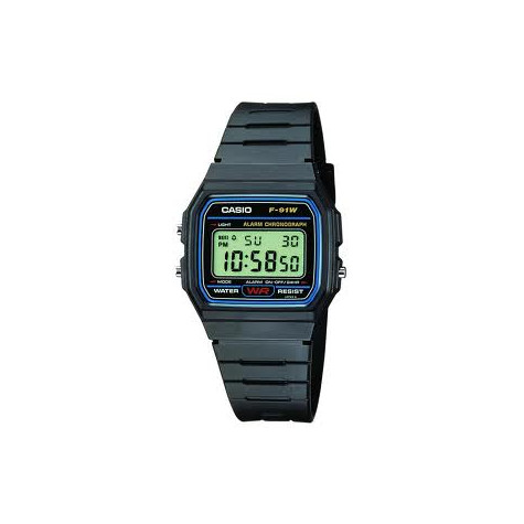 Reloj Casio f-91w-1yer clásico retro negro |