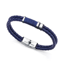 Pulsera Viceroy piel 14129P01013 azul hombre
