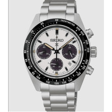 Reloj Seiko SSC961P1 Prospex speedtimer blanco solar unisex