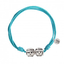 Pulsera joya Playmobil turquesa cilck 1019b0023-s él y ella