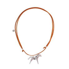 Colgante caballo Playmobil Alamo cuero marrón