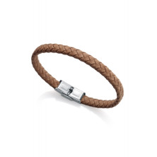 Viceroy pulsera acero piel 75222p01011 hombre