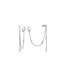 Pendientes de plata con cadena Viceroy 61052e000-08