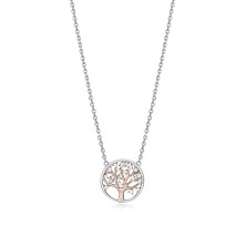 Colgante arbol vida bicolor 85028c100-30 joyas Viceroy plata mujer