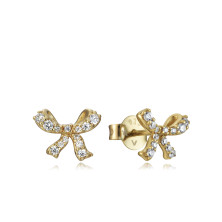 Viceroy pendientes lazo 61078e100-36 plata dorada mujer