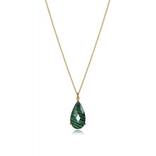 Viceroy collar 15111c100-42 malaquita plata dorada mujer