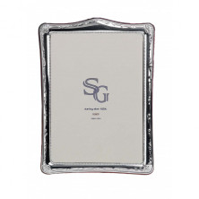 Portafotos marco de plata conchas 15X20 cm