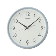 Reloj Seiko pared qxa804l redondo azul blanco