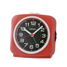 Reloj Seiko despertador qhe194r rojo