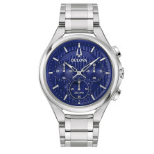 Reloj Bulova 96A302 Curv Progressive azul hombre