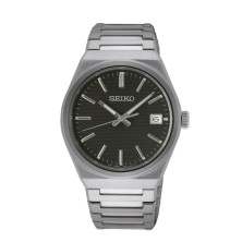 Reloj Seiko SUR557P1 zafiro esfera negra hombre