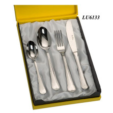 Set cubiertos cuchara cuchillo tenedor cucharilla café acero LU6133