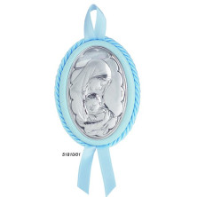 Medallón cuna virgen niño musical 51810-1