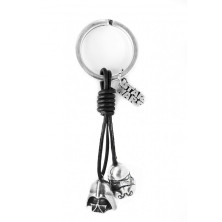 Llavero Star Wars Darth Vader y Trooper cordón negro