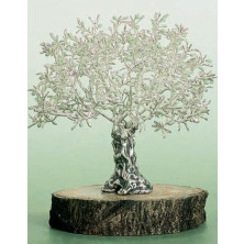 Olivo árbol plateado decoración