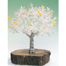 Limonero árbol plateado decoración