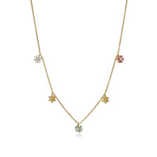 Viceroy colgante 61072c100-39 plata flores colores mujer