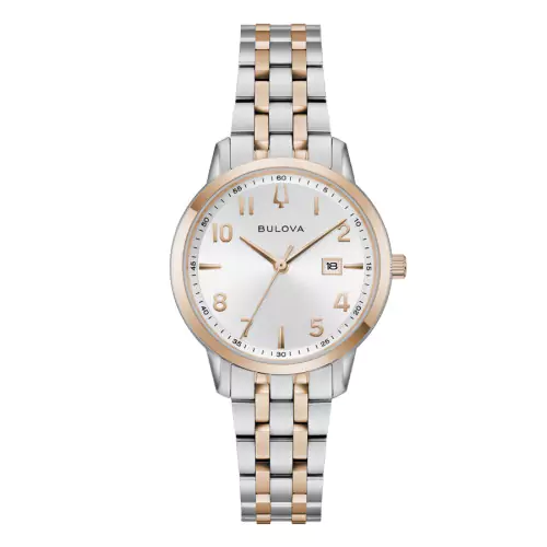 Reloj Bulova 98M140 bicolor Sutton Slim mujer