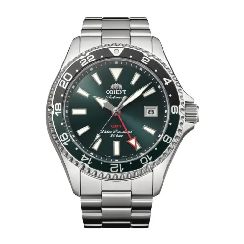 Orient Mako GMT ra-bc0002e30b esfera verde