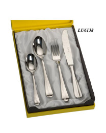 Set cubiertos cuchara cuchillo tenedor cucharilla café acero LU6138
