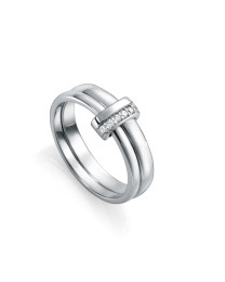 Viceroy anillo 71025a014-38 plata mujer