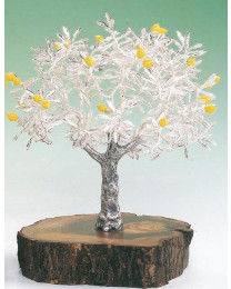 Limonero árbol plateado decoración
