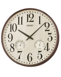 Reloj Seiko pared qxa783b termómetro higrometro