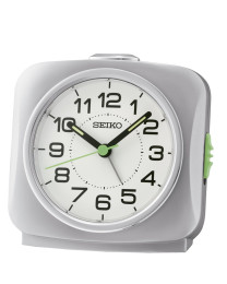 Seiko despertador reloj gris qhe194s
