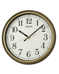 Seiko qha008b reloj pared marrón cocina
