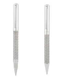 Bolígrafo y roler fibra de carbono metalizado H6021