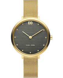 Reloj Danish Design IV08Q1218 dorado esfera negra mujer 33 mm