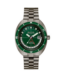 Reloj Bulova 98B415 automatico GMT black diver hombre