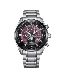 Citizen BY1018-80X reloj rosa radiocontrolado fase lunar titanio hombre 
