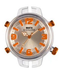 Reloj Watx maquinaria rwa1401 analógico naranja 43 milímetros