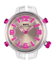 Reloj Watx maquinaria rwa1403 analógico rosa 43 milímetros