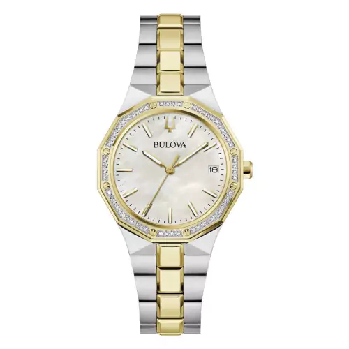 Reloj Bulova Classic 98R299 Octogon Lady bicolor diamantes mujer