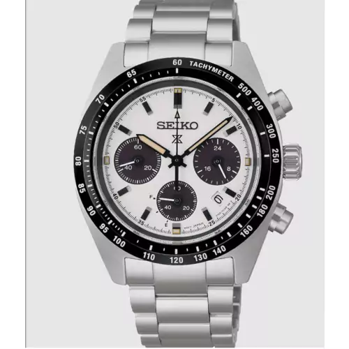 Reloj Seiko SSC961P1 Prospex speedtimer blanco solar unisex