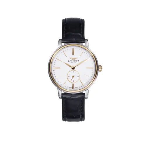 Reloj Sandoz 81318-99 mujer swiss made acero oro