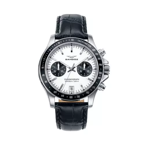 Reloj Sandoz 81405-07 swiss made cronógrafo hombre