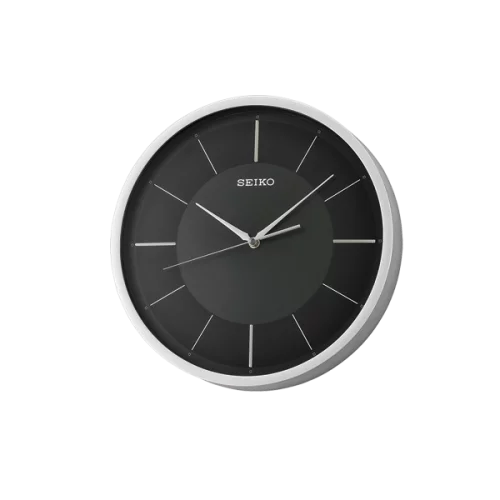 Reloj Seiko redondo pared qxa688a negro