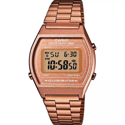 Casio retro b640wc-5aef en rosa cobre